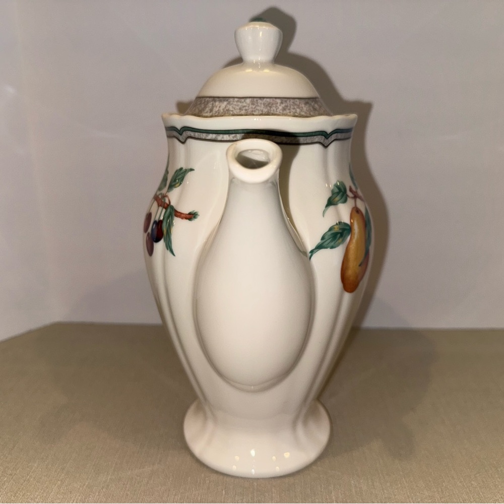 Vintage Noritake Homecraft Orchard Estate Coffee or Tea Pot with Lid 9236 RARE - Picture 3 of 16